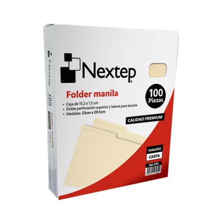 Folder “NEXTEP” color crema