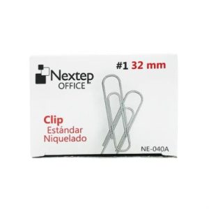 CLIP ESTÁNDAR NEXTEP NIQUELADO #1 (32MM)