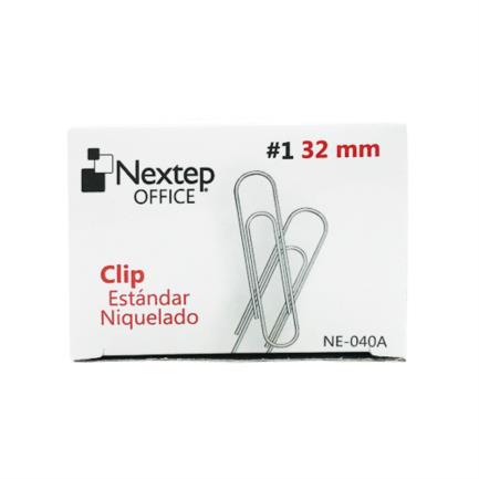 CLIP ESTÁNDAR NEXTEP NIQUELADO #1 (32MM)