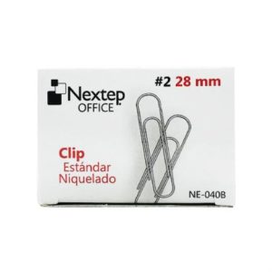 CLIP ESTÁNDAR NEXTEP NIQUELADO #2 (28MM)