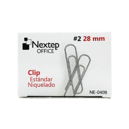 CLIP ESTÁNDAR NEXTEP NIQUELADO #2 (28MM)