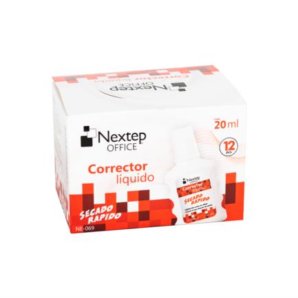 CORRECTOR LÍQUIDO NEXTEP BOTELLA 20ML