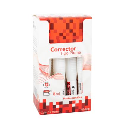 CORRECTOR NEXTEP TIPO PLUMA 8ML PUNTA METÁLICA