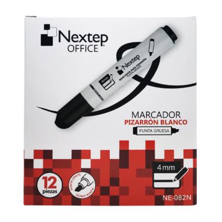 MARCADOR PIZARRÓN BLANCO NEXTEP CON 12 PIEZAS
