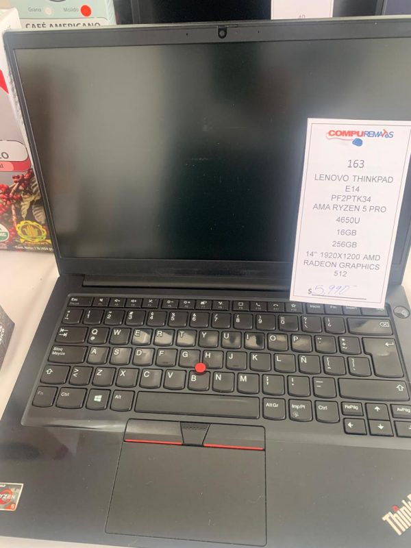 Lenovo ThinkPad E14 Gen 2 (o similar) - AMD Ryzen 5 PRO 4650U - 16GB RAM - 256GB SSD
