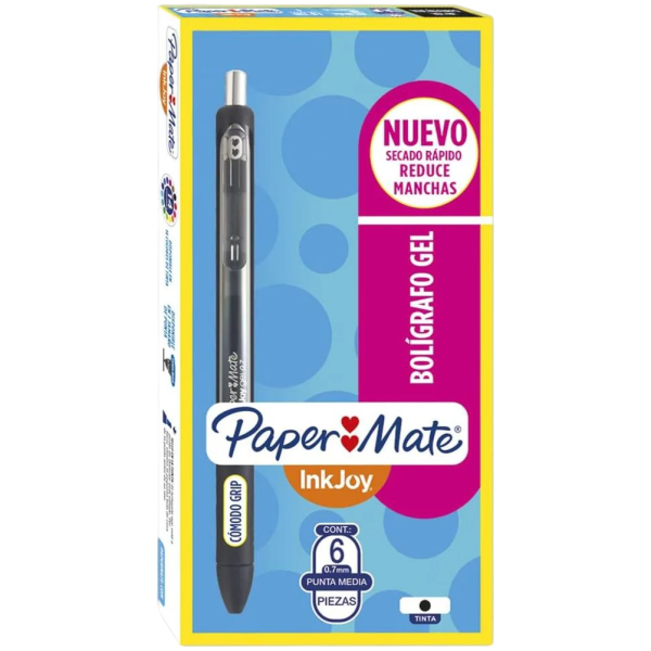 BOLIGRAFO GEL KILOMETRICO PAPERMATE INKJOY
