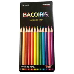 COLORES BACO BACOIRIS LARGOS CAJA CON 12 PIEZAS