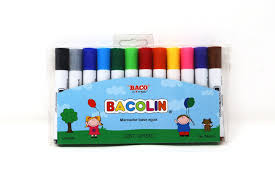 MARCADOR BASE AGUA BACOLIN LAVABLE