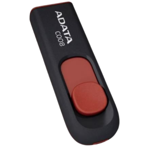 Memoria USB Adata C008 64 GB Color Negro-Rojo