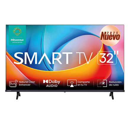 HSETEEAB089_zoom Televisor Hisense 32" A4KV Smart TV HD Resolución 1366x768 WiFi/HDMI/USB Full Array
