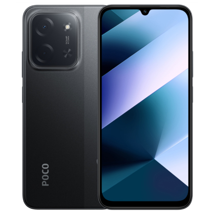 Smartphone Xiaomi Poco C85 6.6 6GB/128GB Cámara 50MP/8MP Helio G81-Ultra Color Negro